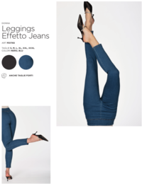 WOMEN'S LEGGINGS PD1765 Tellini S.r.l. Wholesale Clothing