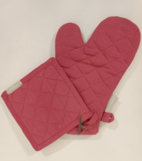 SET 1 POTHOLDER+OVEN MITT ATELIER Tellini S.r.l. Wholesale Clothing