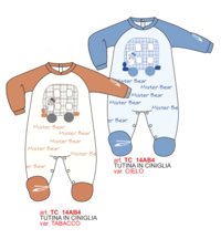 NEWBORN ONEsie TC14AB4 Tellini S.r.l. Wholesale Clothing