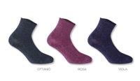 WOMEN'S SHORT SOCK V581 CASHMERE Tellini S.r.l. Wholesale Clothing