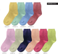 WOMEN'S SHORT SOCKS V8574 Tellini S.r.l. Wholesale Clothing