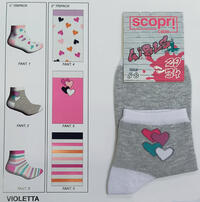 GIRL'S SHORT SOCKS VIOLETTA Tellini S.r.l. Wholesale Clothing