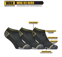 TRIO MEN'S SOCKS WRK-03 WORK Tellini S.r.l. Wholesale Clothing