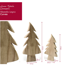 ALBERO LEGNO CURVES 51X27 Tellini S.r.l. Ingrosso Abbigliamento