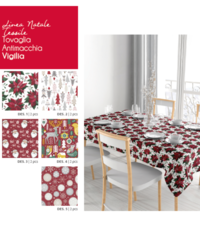 TOVAGLIA ANTIMACCHIA NATALE 6P VIGILIA 140X170 Tellini S.r.l. Ingrosso Abbigliamento