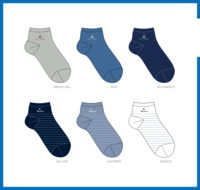 TRIO BOY'S SHORT SOCKS BCZGPE2202 Tellini S.r.l. Wholesale Clothing