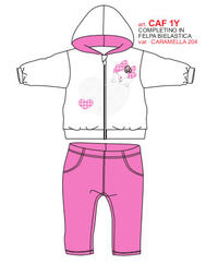 BABY LAYETTE SET HOODIE CAF1Y Tellini S.r.l. Wholesale Clothing