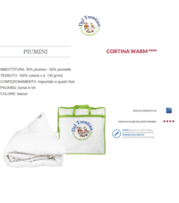 PIUMINO CORTINA WARM 250X200 Tellini S.r.l. Ingrosso Abbigliamento