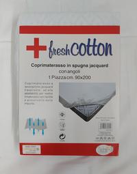 MATTRESS COVER FRESH COTTON JACQUARD TWIN 1/2 Tellini S.r.l. Wholesale Clothing