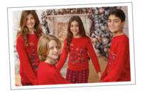 GIRL'S CHRISTMAS PAJAMAS S/L GP7071 Tellini S.r.l. Wholesale Clothing