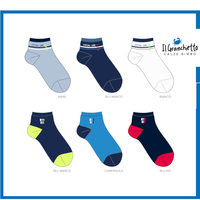 TRIO BOY'S SHORT SOCKS BCZGPE2201 Tellini S.r.l. Wholesale Clothing