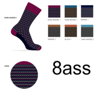 HAPPY LINE MEN'S SHORT SOCKS Tellini S.r.l. Wholesale Clothing