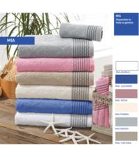 TOWEL SET IN BIANCALUNA 5PCS 7012 Tellini S.r.l. Wholesale Clothing