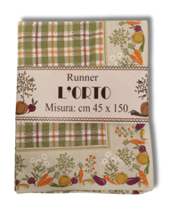 RUNNER ORTO CENTERPIECE 45X150 Tellini S.r.l. Wholesale Clothing