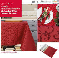 STAIN RESISTANT TABLECLOTH 12P QUEEN 140X230 Tellini S.r.l. Wholesale Clothing