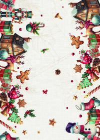 SET STROFINACCIO 2PZ NATALE SUGAR 50X70 Tellini S.r.l. Ingrosso Abbigliamento