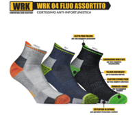 TRIO MEN'S SOCKS WRK-04 WORK Tellini S.r.l. Wholesale Clothing