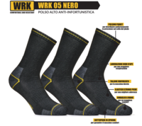 TRIO MEN'S SOCKS WRK-05 WORK Tellini S.r.l. Wholesale Clothing