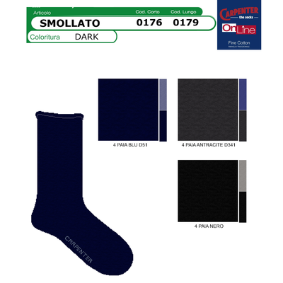 MEN'S SOCKS 0176 SMOLLATO Tellini S.r.l. Wholesale Clothing