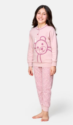 GIRL'S PAJAMAS M/L 14304A PRIMERO Tellini S.r.l. Wholesale Clothing