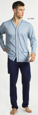 MEN'S OPEN PAJAMAS M/L 3020 Tellini S.r.l. Wholesale Clothing