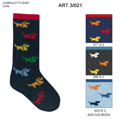 LONG BABY BOY SOCKS 3/021 Tellini S.r.l. Wholesale Clothing