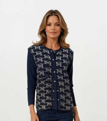 CARDIGAN CONFORMATO DONNA 5011 Tellini S.r.l. Wholesale Clothing CARDIGAN CONFORMATO DONNA 5011 Tellini S.r.l. Wholesale Clothing