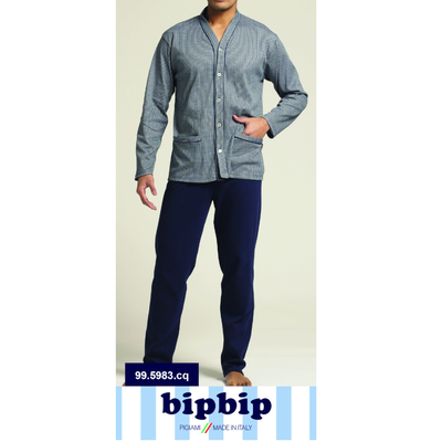 MEN'S PLUS-SIZE PAJAMAS M/L 5983 Tellini S.r.l. Wholesale Clothing