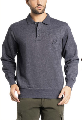 MEN'S POLO M/L 9028 Tellini S.r.l. Wholesale Clothing