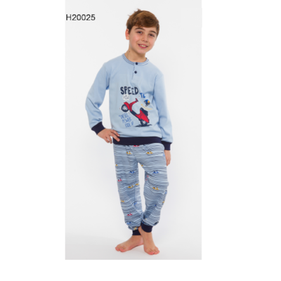 BOY'S PAJAMA M/L H30025 Tellini S.r.l. Wholesale Clothing