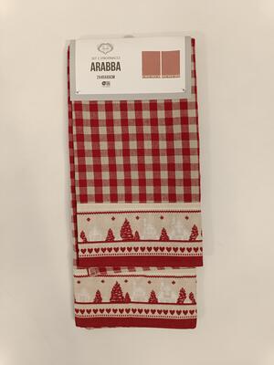 SET STROFINACCIO 2PZ NATALE ARABBA 45X65 Tellini S.r.l. Ingrosso Abbigliamento