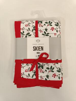 CHRISTMAS TABLECLOTH 12P SKIEN 140X240 Tellini S.r.l. Wholesale Clothing