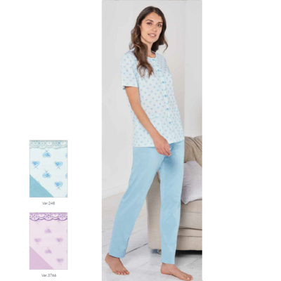 WOMEN'S PAJAMAS M/M LO174461 Tellini S.r.l. Wholesale Clothing