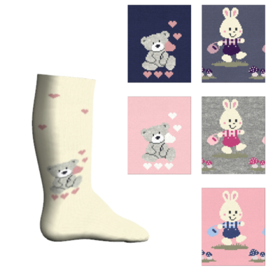 LONG BABY GIRL SOCKS NOEL Tellini S.r.l. Wholesale Clothing