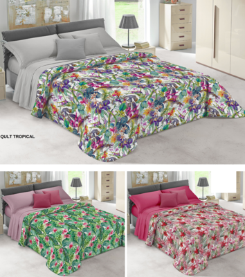 QUILT 1P TROPICAL 160X240 Tellini S.r.l. Ingrosso Abbigliamento