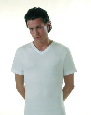 MEN'S UNDERSHIRT M/M 4125 WHITE Tellini S.r.l. Wholesale Clothing