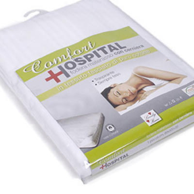 COPRIMATERASSO 2P HOSPITAL FASCIATO C/ZIP 193528 Tellini S.r.l. Ingrosso Abbigliamento