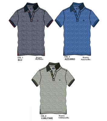 MEN'S POLO S/M PL3358 Tellini S.r.l. Wholesale Clothing