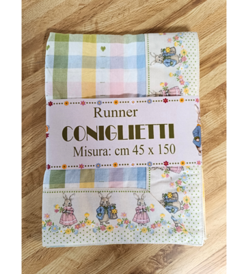 CENTROTAVOLA CONIGLI 45X150 RUNNER Tellini S.r.l. Wholesale Clothing