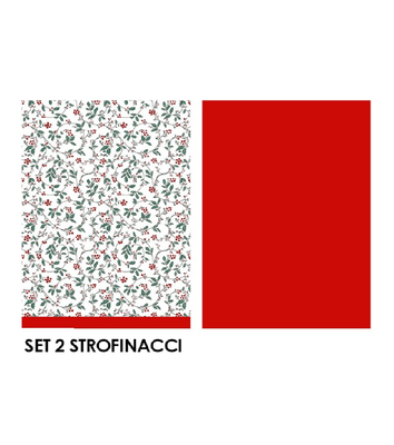 SET STROFINACCIO 2PZ NATALE SKIEN 45X65 Tellini S.r.l. Wholesale Clothing